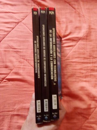Lote 3 libros de texto PCPI informática 