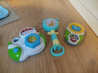 Lote juguetes musicales y peluches niñ@s 0-1 años