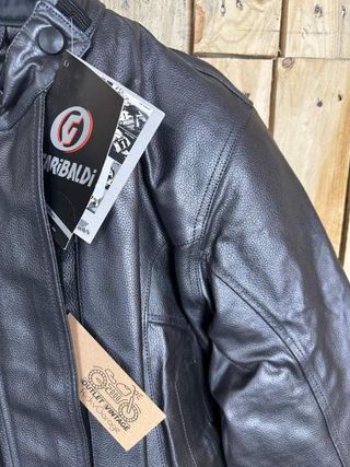 CHAQUETA T-M MUJER MOTO GARIBALDI GRIS OSCURO 