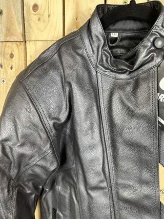 CHAQUETA T-M MUJER MOTO GARIBALDI GRIS OSCURO 
