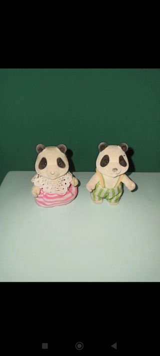 Calicaos pandas Sylvanian Families