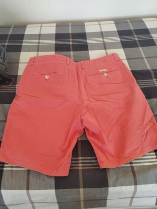 Bermuda Massimo Dutti roja - Talla L