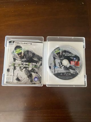 PS3 (PlayStation 3) Splinter Cell Blacklist.