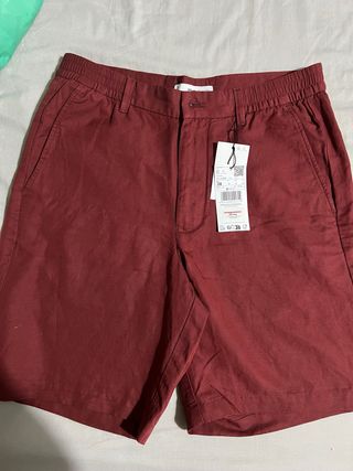 Shorts MANGO - Rojo - Talla M