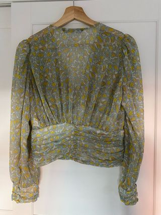 Blusa Zara estampada S