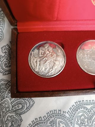 Medallas conmemorativas de plata