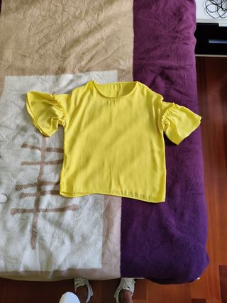 Blusa Amarilla - Manga Corta
