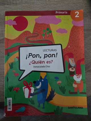 LECTURAS ¡PON, PON! ¿QUIEN ES? 2 PRIMARIA