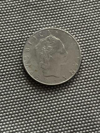 Moneta Italia 50 Lire 1970 alla Repubblica italian