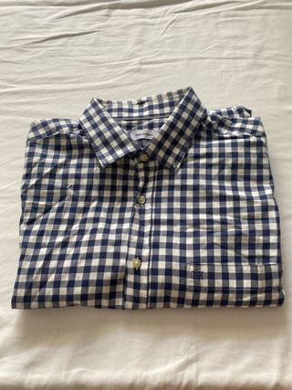 Camisa Pedro del Hierro XL - cuadros azul blanco