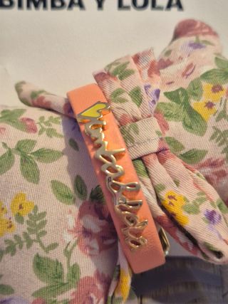 Pulsera Bimba y Lola - Perro floral