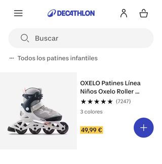 Patines en línea niña - talla ajustable