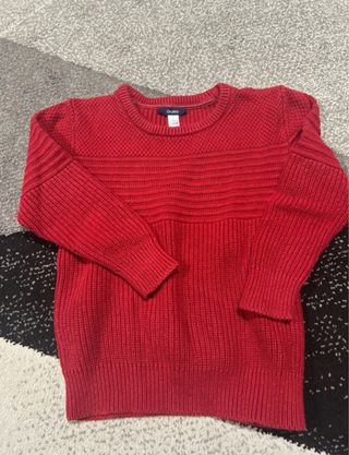 Maglione rosso bimbo 5 anni