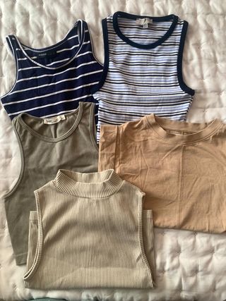  tops niña - Bershka, Kiabi - S