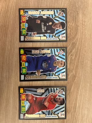 3 Cromos Liga Adrenalyn XL 18-19