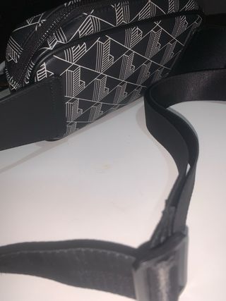 Riñonera Lacoste - Negra y Blanca