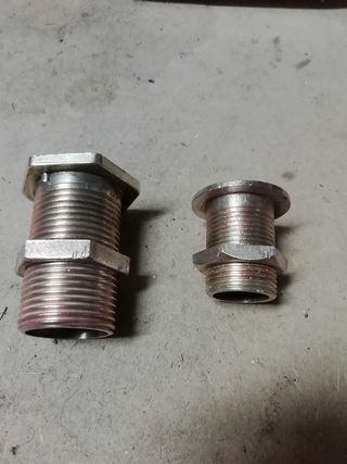 2 Racor latón depósito tinaco.