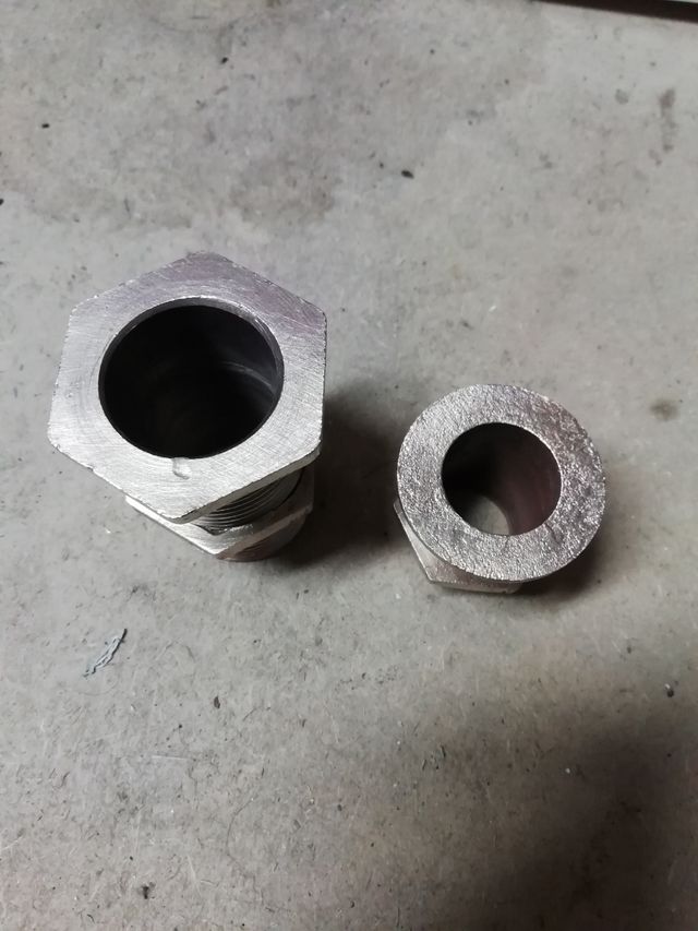 2 Racor latón depósito tinaco.