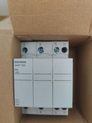 Siemens 3NW7 363 - Portafusibles 20A