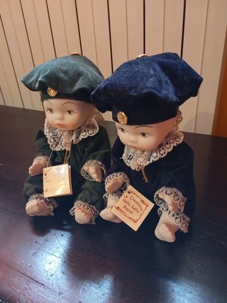 2 Bambole Ceramica Napoli