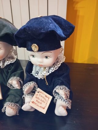 2 Bambole Ceramica Napoli