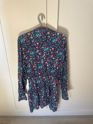 Vestido Zara multicolor flores