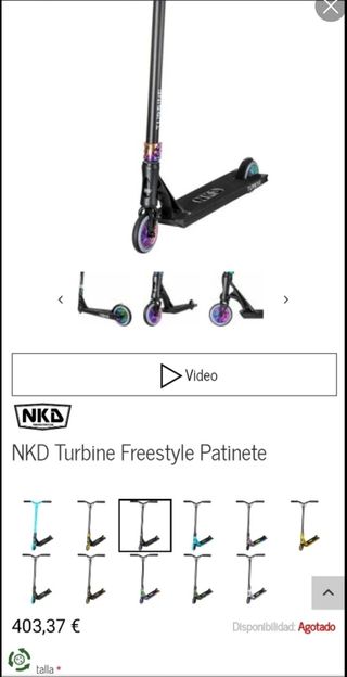 Patinete NKD Turbine Scooter
