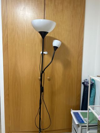 Lámpara pie 2 luces - Moderna