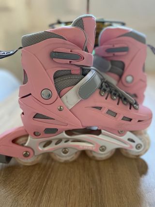 Patines en línea niña rosa