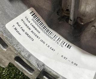 97676 gr2073 caja cambios hyundai accent (x3) 1.5