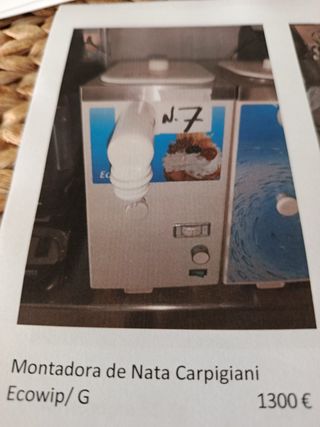 Montadora nata Carpigiani Ecowip/G