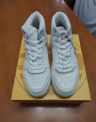 Zapatillas Merkal blancas y rosas - 37