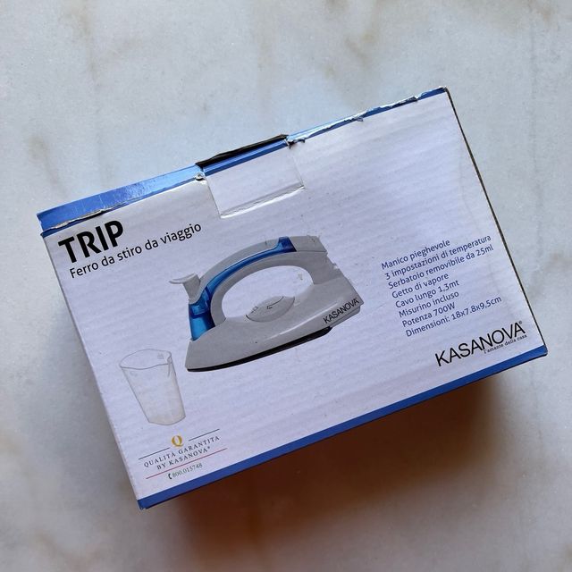 Ferro da stiro pieghevole da viaggio KASANOVA