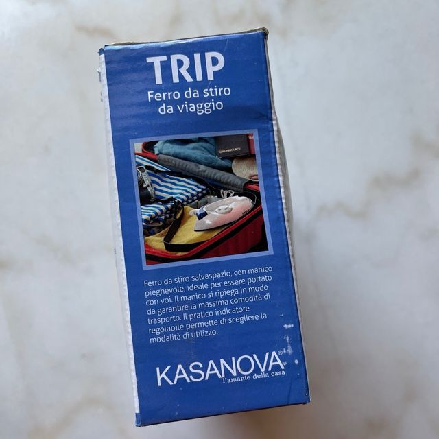 Ferro da stiro pieghevole da viaggio KASANOVA