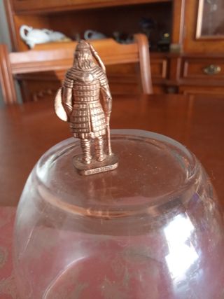 Figura plomo guerrero Mongolo