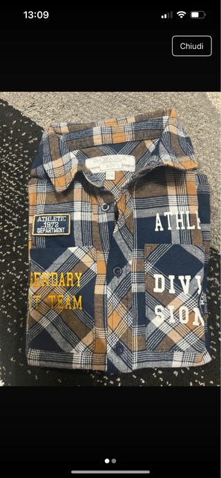 Camicia Flanella Bambino