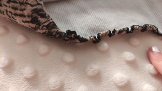 Top serpiente beige-marrón