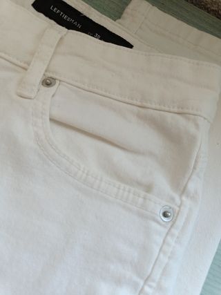 Pantalones NUEVOS Lefties blancos talla EUR 38