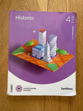 Libro historia 4 eso Santillana 