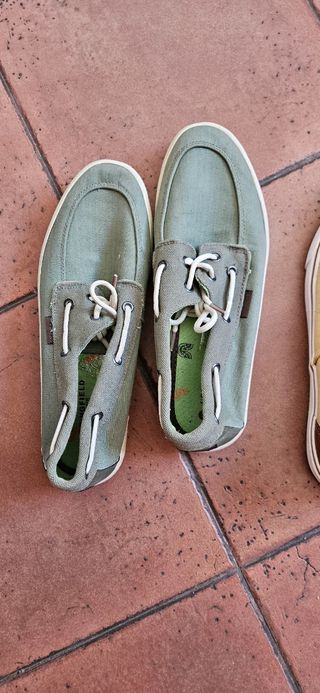 Zapatillas náuticas verdes talla 43