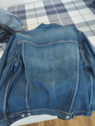 Cazadora tejana hombre mango talla M