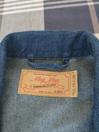 Cazadora tejana hombre mango talla M