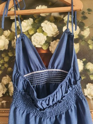 Vestido azul tirantes