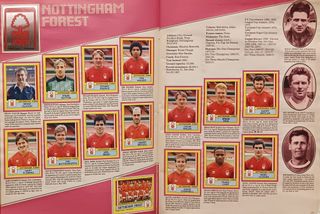 Panini Liga de football  1986-87 del Reino Unido