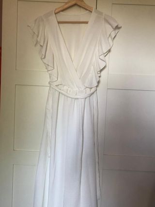 Vestido blanco M/L - ideal verano