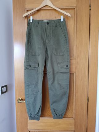 Pantalones cargo - Verde militar