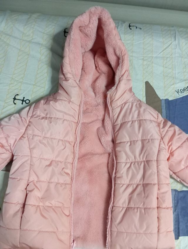 Giacchetto double face con pelliccia 5/6 anni