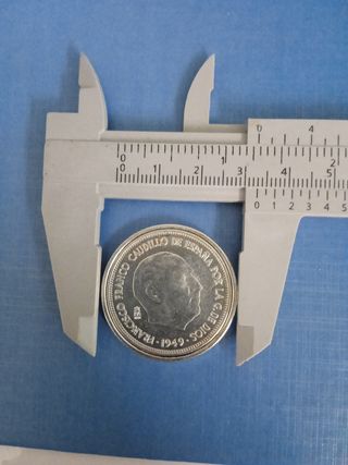 Moneda 5 pesetas Franco 1949