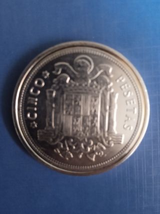 Moneda 5 pesetas Franco 1949
