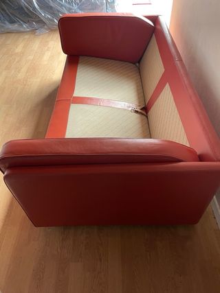 Divano Poltrona Frau - Pelle Rossa